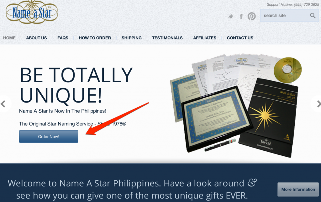 How To Order Send Gifts To The Philippines Name A Star Philippines